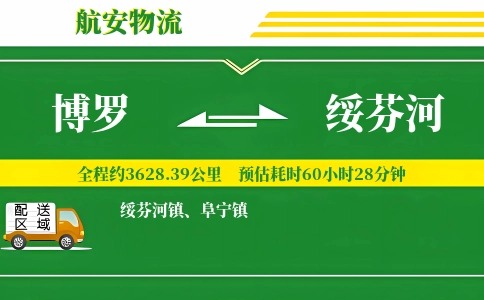 博罗到绥芬河物流公司