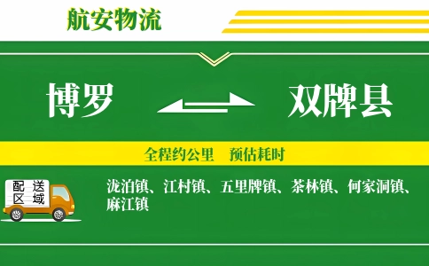 博罗到双牌县物流公司