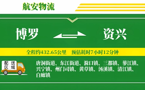 博罗到资兴物流公司