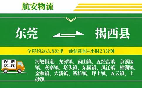 东莞到揭西县物流公司